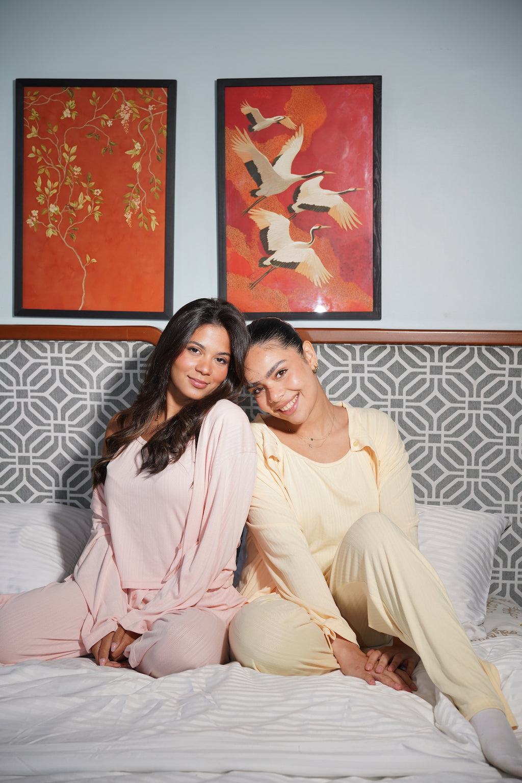 calista Egyptian cotton pajama set - hero image