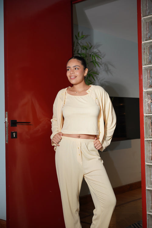 Honey pajama set - front view
